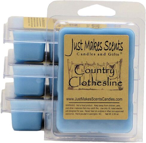 Just Makes Scents 2 Pack - Country Clothesline Wax Melts | Hand Poured in The USA in Saudi Arabia