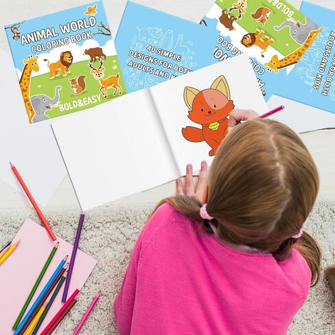 Fyeoxle 1pack كتب تلوين النباتات 8.3 "× 8.3" 40 ورقة كتب التلوين بسيطة التوتر والقلق الإغاثة ورقة سميكة لا نزيف كتيبات ملونة للنباتات موضوع الأطفال مكافآت جوائز لوازم الحفلات in Saudi Arabia