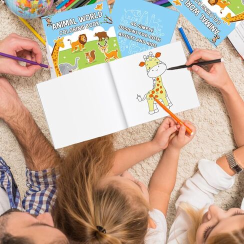 Fyeoxle 1pack كتب تلوين النباتات 8.3 "× 8.3" 40 ورقة كتب التلوين بسيطة التوتر والقلق الإغاثة ورقة سميكة لا نزيف كتيبات ملونة للنباتات موضوع الأطفال مكافآت جوائز لوازم الحفلات in Saudi Arabia