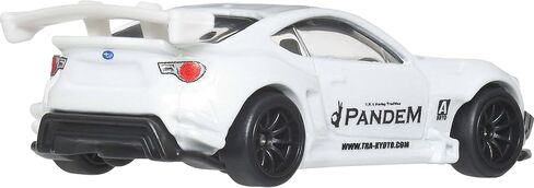 لعبة سيارة هوت ويلز المميزة لثقافة السيارات القابلة للجمع، بمقياس 1:64 بانديم سوبارو BRZ، مركبة أساطير الدائرة مع إطارات راكبين حقيقيين in Saudi Arabia