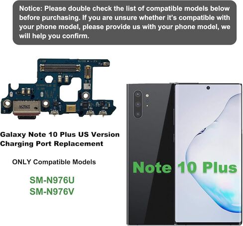 for Galaxy S22 Ultra USB Charging Board Port Replacement, SM-S908U SM-S908U1 Type C Dock Board Connector for Samsung S22 Ultra with Tools & Instruction in Saudi Arabia