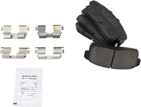 Front and Rear Brake Pad Set Ceramic Hardware Compatible with 2002-2006 Nissan Sentra in Saudi Arabia