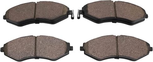 Front and Rear Brake Pad Set Ceramic Hardware Compatible with 2004-2011 Chevrolet Aveo 2007-2011 Aveo5 2013-2015 Spark 2009 Pontiac G3 in Saudi Arabia