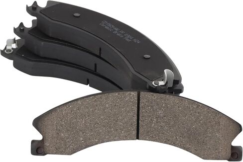 Front and Rear Brake Pads Ceramic Hardware Compatible with 2016-2019 Chevrolet Suburban 3500 HD 2012-2021 Nissan NV1500 2012-2021 NV2500 2012-2021 NV3500 2016-2021 Titan XD in Saudi Arabia