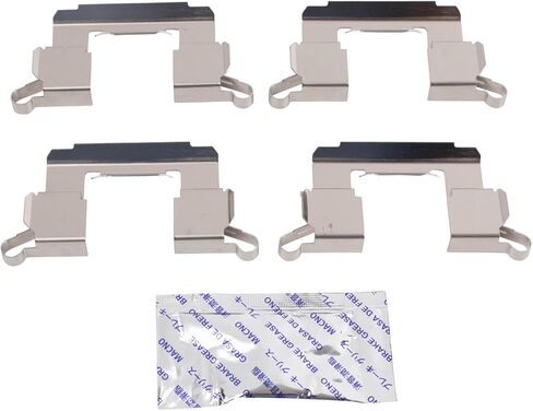 Front and Rear Brake Pad Set Ceramic Hardware Compatible with 2018-2022 Subaru Crosstrek 2017-2022 Impreza in Saudi Arabia