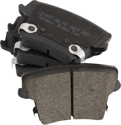 Front and Rear Brake Pad Set Ceramic Hardware Compatible with 2017-2018 Dodge Charger in Saudi Arabia