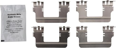 Front and Rear Brake Pad Set Ceramic Hardware Compatible with 2017-2018 Dodge Charger in Saudi Arabia