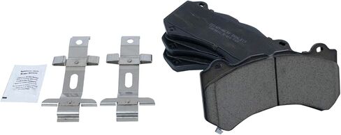 Front and Rear Brake Pad Set Ceramic Hardware Compatible with 2017-2018 Dodge Charger in Saudi Arabia