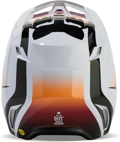 خوذة الدراجة الترابية V1 للجنسين من Fox Racing، باللون الأبيض/الأسود، مقاس XX-Large in Saudi Arabia