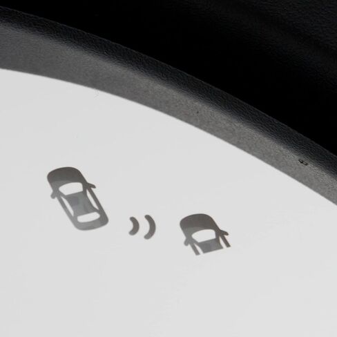 مرآة جانبية غير قابلة للتدفئة من Garage-Pro Passenger، مرآة النقطة العمياء للسيارة، لسيارة Kia Soul 2020-2023 مع شاشة النقطة العمياء، قابلة للطلاء، ملحقات خارجية للسيارات in Saudi Arabia