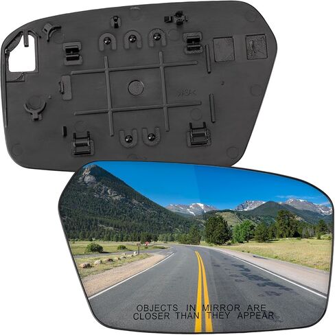 Passenger Side Mirror Replacement for Ford Fusion 2006 2007 2008 2009 2010, for Mercury Milan 2006 2007 2008 2009 2010 - Right Side Mirror Glass, Rear View Mirrors Glass in Saudi Arabia
