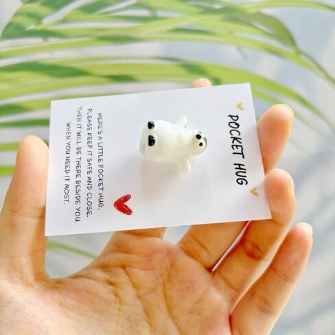 2PCS Pocket Hug Greeting Card Set - Cute Penguin for Long Distance | Comforting Gift Valentine's Christmas Birthday in Saudi Arabia