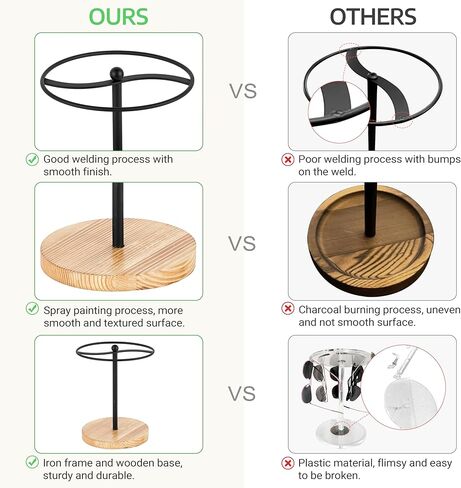 Mkono Sunglasses Organizer Glasses Holder Stand Sunglass Storage Display Eyeglasses Rack for up to 12 Pairs of Eyewear Glasses for Table Dresser Desk Countertop Bedroom in Kuwait