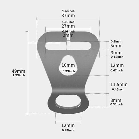 Outdoor Tent Wind Rope Buckle guyline Tensioner Stainless Steel Tent Rope Tensioner in Kuwait