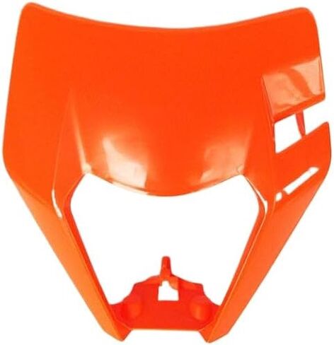 Motorcycle Headlight Assembly Compatible With EXC EXCF XCW XCF Models 125 250 450 2017-2023 Motocross Headlamp Cover Plastic Kit(Orange-Standard) in Saudi Arabia