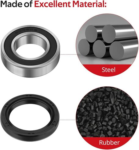 JAVIK 2 Set Front Wheel Bearings & Seals Kit for Kawasaki Mule 3010 2010 4010 2030 3000 2500 2510 4000 3020 2020 1990-2024 O.E.M# 92045-3707 92045-0105 92049-1025 92049-1513 in Saudi Arabia