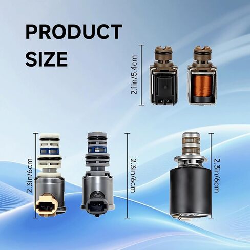 4L60E 4L65E Transmission Shift Solenoid Kit Electronic Pressure Control Shift TCC PWM 3-2 Downshift Solenoids Compatible with Chevy GM 1996-2002 in Saudi Arabia