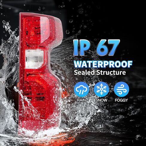Halogen Tail Light Assembly Pair for 2019-2023 Chevy Silverado 1500 2500HD 3500HD - Driver & Passenger Side Taillights with Bulb Harness, Rear Brake Lamp in Saudi Arabia