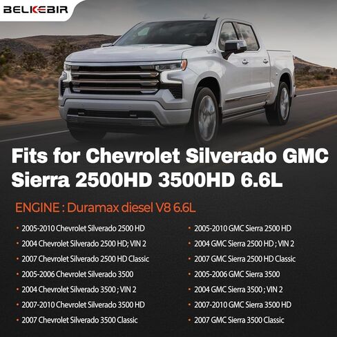 6.6 مجموعة مبيت فلتر وقود الديزل Duramax مع رأس مستشعر الماء في الوقود متوافق مع 2004-2010 Chevy Silverado GMC Sierra 2500 HD 3500 HD V8 استبدال TP3018 19431541 904-517 12642623 12639448 in Kuwait