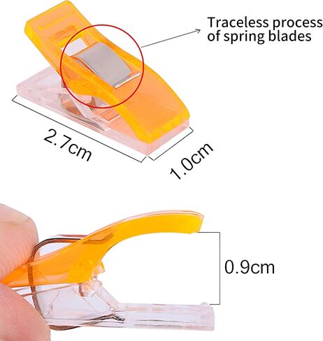 50 Pack Little Sewing Clips for Quilting and Crafts, Premium Quilting Clip, Sewing Supplies for Fabric, Paper Clip, Blinder Clips in Saudi Arabia
