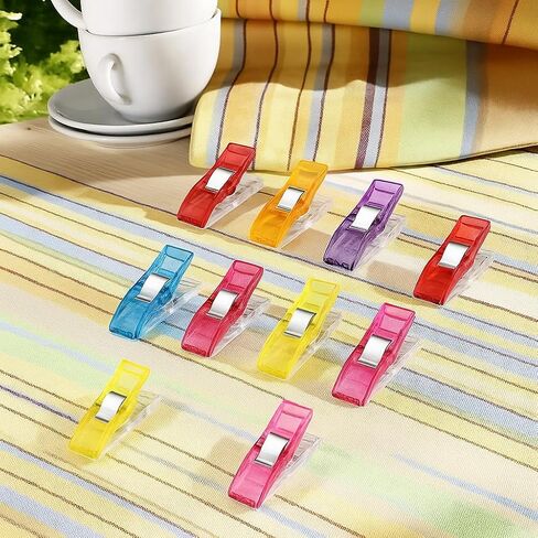 50 Pack Little Sewing Clips for Quilting and Crafts, Premium Quilting Clip, Sewing Supplies for Fabric, Paper Clip, Blinder Clips in Saudi Arabia