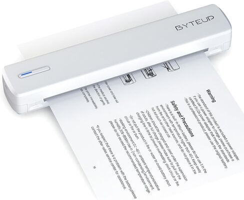 طابعة حرارية محمولة بدون حبر C80، طابعة سفر لاسلكية تعمل بالبلوتوث لأجهزة iOS/Android/الكمبيوتر المحمول، تدعم ورق الحروف الأمريكية مقاس 8.5 بوصة × 11 بوصة للمكتب والمنزل والسيارة والمدرسة والمشروع ونقل الوشم in Kuwait