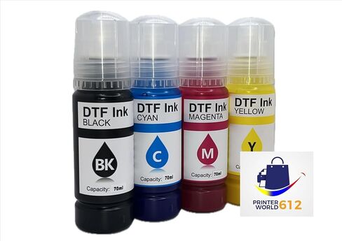 Cartridge-Free Super-Tank Printer with DTF Ink Bundle for Heat Transfers, Easy Fill, Built-in Scanner & Copier - DTF Conversion Printer New, Medium, Conversion in Saudi Arabia