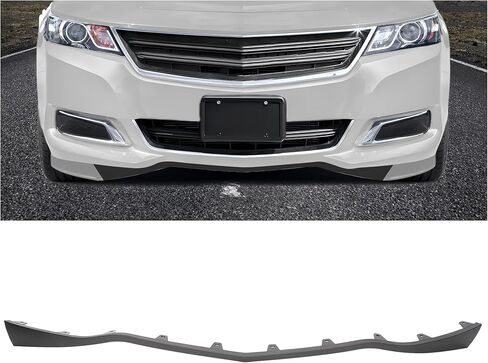 KUAFU Front Bumper Lower Valance Compatible with 2014-2020 Chevy Chevrolet Impala Replacement for GM1092239 22990242 Center Air Dam Deflector Lower Valances Apron Textured Black in Saudi Arabia