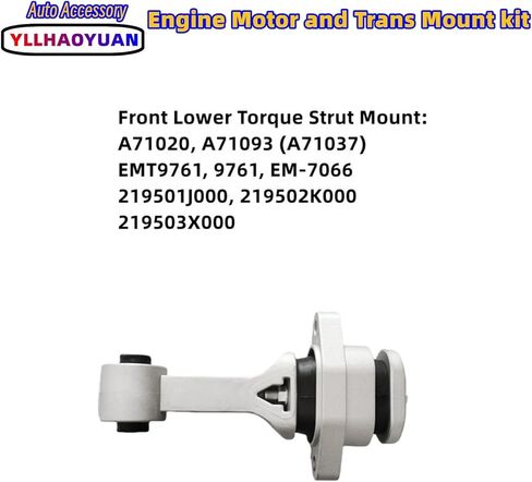 Engine Motor and Trans Mount 4pcs Compatible with 2009-2013 Corolla 1.8L/2009-2013 Matrix 1.8L/2009-2010 Pontiac Vibe 1.8L Replacement for A62023 A62015 A62039 A62027 in Kuwait