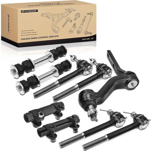 A-Premium Set of 9, Front Inner Outer Tie Rod End, Sway Bar Link, Compatible with 1988-1991 - Chevrolet & GMC - C1500 C2500 C3500 in Saudi Arabia