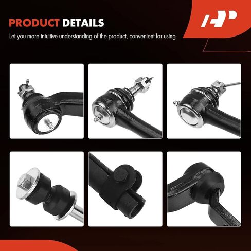 A-Premium Set of 9, Front Inner Outer Tie Rod End, Sway Bar Link, Compatible with 1988-1991 - Chevrolet & GMC - C1500 C2500 C3500 in Saudi Arabia