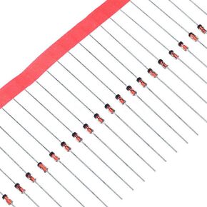(Pack of 100pcs) 1N4148 High-Speed Switching Diode 200mA 100V DO-35/DO-204AH Axial 4148 200 milliamp 100 Volt Electronic Silicon Diodes
