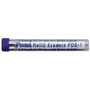 Eraser Refills, PDE1, 5/Tube, Sold as Pack of 3