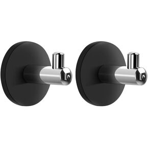 خطافات مغناطيسية من qinwuwu على شكل حرف L من الفولاذ المقاوم للصدأ للثلاجة والشواء والشواء والخطافات المغناطيسية لتعليق المناشف ومعطف المفاتيح في الأماكن المغلقة والخارجية 2 حزم in Kuwait