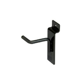 Econoco 2" Slatwall Deluxe Hooks, Slatwall hooks, Display Hooks For Panel, Black, (Pack of 96)