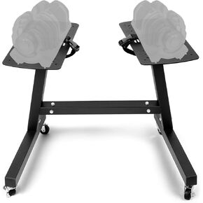 Liitrton حامل دمبل قابل للتعديل، حامل باور بلوك، حامل دمبل مع أشرطة قابلة للتعديل، لا تتضمن أوزان، مناسب لتدريب القوة واللياقة البدنية في صالة الألعاب الرياضية، آمن ومريح in Kuwait