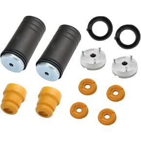 Nakkaa 12 Pieces Front Shock Strut Top Mounts Support Upper Lower Bump Stop Compatible with X5 E70 X6 E71