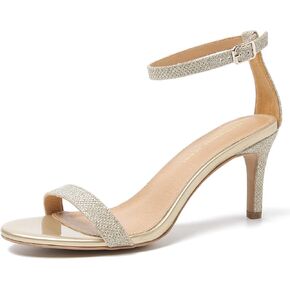 MAIERNISI JESSI Unisex Men's Women's Sandals Ankle Strap Kitten High Heel