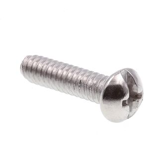 Prime-Line 9004595 Machine Screw, Round Head, Slotted/Phillips Combo, #10-24 X 3/4 in, Grade 18-8 Stainless Steel, Pack of 25