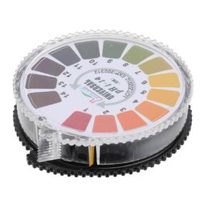 Baluue pH Test Paper, Ph- Lab Strips for Liquids Tester Universal Full Litmus Ph M Liquid Water Strip Saliva - Urine Test Strips Full Range pH Test Paper Strip Roll 5 Range Color Chart