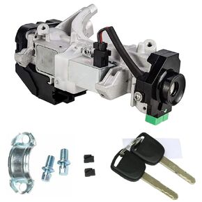 WZruibo Ignition Switch Lock Cylinder Assembly Compatible with Honda Accord CRV Fit Odyssey 2003-2008 (with ID48 chip Key) Replacement 06350-SAA-G30 35100-SDA-A71