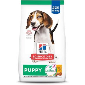 Hill's Science Diet Puppy Chicken Meal & Brown Rice Recipe Dry Dog Food, 27.5 lb. Bag