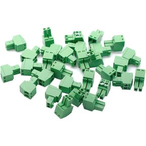 Augiimor 25 قطعة KF2EDGK 8 دبوس 3.5 مم درجة PCB برغي محطة كتلة موصل 300 فولت 8A PCB جبل برغي محطة كتلة موصل (أخضر) in Kuwait