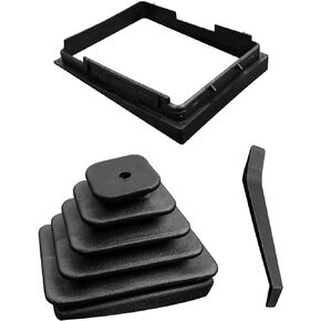 Vaticas Shifter Boot and Retainer Bezel Kit Replace 53000056 52078558 Fit for Jeep Wrangler TJ 1997 1998 1999 2000 2001 2002 2003 2004