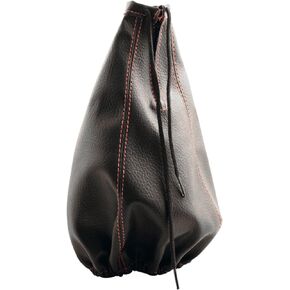Pilot Automotive PM-2230EZ Black Shift Boot with Red Stitch