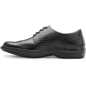 Dr. Comfort Wing Men's Therapeutic Diabetic Extra Depth Dress Shoe Leather Lace