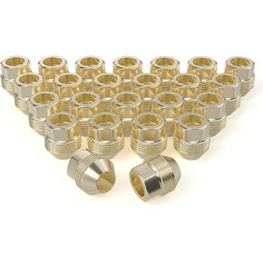 EZISOE 24 PCS 14mmx1.5 OEM Factory Wheel Lug Nuts, 14x1.5 Hex Drive 7/8" 1.12" Height Open End Bulge Acorn Lug Nuts, Compatible for Silverado Suburban Express Sierra 1500, Avalanche, Escalade