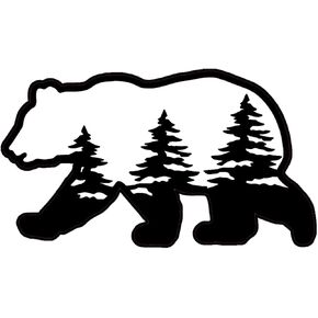 WickedGoodz Bear Wilderness Magnet - Mountain Magnetic Car Decal in Kuwait