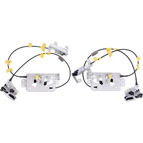 NewYall Pair Rear Door Lock Latch Actuator and Cable Assembly for Ford F-150 2004-2008 Upper and Lower Left and Right Side 8L3Z-18264A00-B 6L3Z-18264A00-B 6L3Z-18264A01-B 8L3Z-18264A01-B