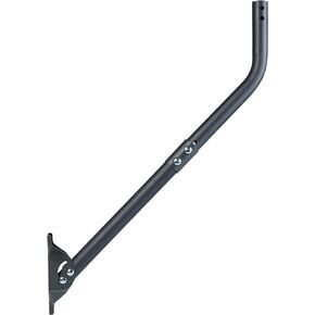 CEKAY Universal Mounting Pole (Diameter 1 1/2", Length 35") - J Pole Mount for Antenna & Starlink Dish & Weather Station - Adjustable Pivot/Lock Bracket for Wall, Eave or Roof Mounting